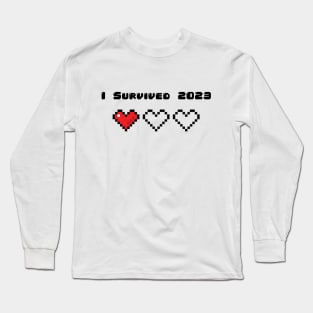 I Survived 2023 Long Sleeve T-Shirt